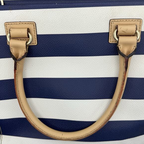 Kate Spade Camryn Wellesley Handbag Striped Navy and Cream - Picture 9 of 9